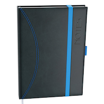 Notes Nero A6 černo modrý