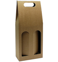 Obal na 2 lahve 0,7l přírodní