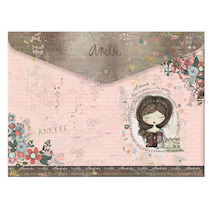 Obálka plastová s drukem A4 Anekke růžová