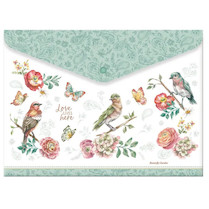 Obálka plastová s drukem A4 Butterfly garden