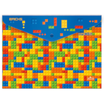 Obálka plastová s drukem A4 Bricks