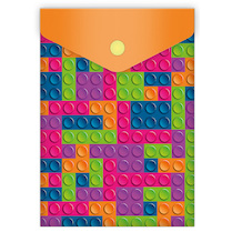 Obálka plastová s drukem A6 Bricks