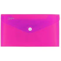 Obálka plastová s drukem DL červená