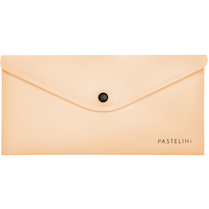 Obálka plastová s drukem DL PASTELINI meruňková