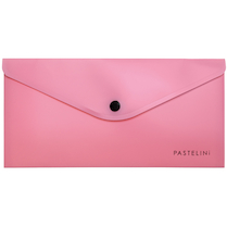 Obálka plastová s drukem DL PASTELINI růžová