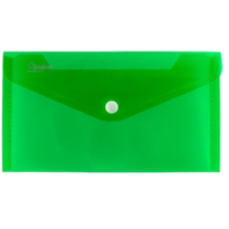Obálka plastová s drukem DL zelená