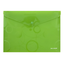 Obálka plastová s drukem Neo Colori A4 zelená