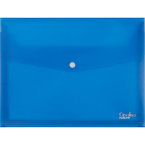 Obálka plastová s drukem prostorová Opaline A4 modré