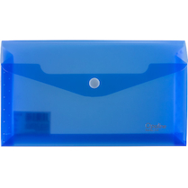 Obálka plastová s drukem prostorová Opaline DL modrá