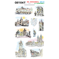 Obtisky na keramiku, sklo a kamínky Hradčany