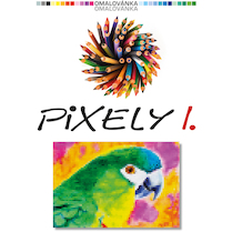 Omalovánka A4 Pixely I