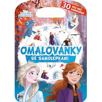 Omalovánky A4 se samolepkami Ledové království 2