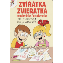 Omalovánky Lux A5 Zvířátka jak je nakreslit