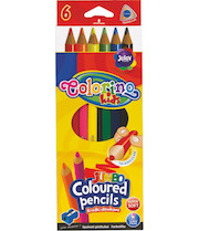Pastelky Colorino trojhranné Jumbo 6ks