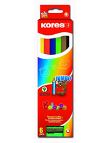 Pastelky Kolores 6ks JUMBO trojhranné