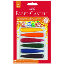 Pastelky plastové do dlaně FABER-CASTELL 6ks