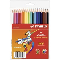 Pastelky Stabilo Trio trojhranné 18ks