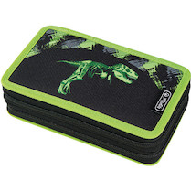 Penál dvoupatrový plný Dino kostra