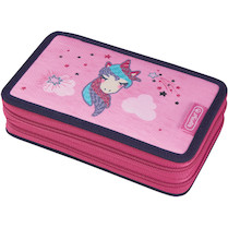 Penál dvoupatrový prázdný Jednorožec