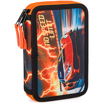 Penál dvoupatrový prázdný OXY auto 2