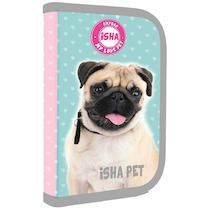 Penál jednopatrový plný Isha My Love Pet