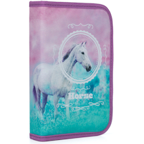 Penál jednopatrový plný Kůň Romantic