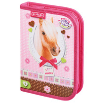 Penál jednopatrový plný Pretty Pets Kůň