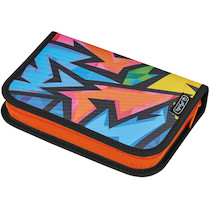 Penál jednopatrový prázdný 2 chlopně Neon Art