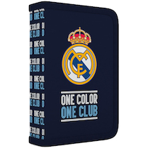 Penál jednopatrový prázdný 2 klopy Real Madrid