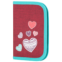 Penál jednopatrový prázdný Baagl Srdce 