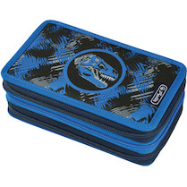 Penál třípatrový plný Dino