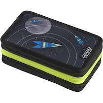 Penál třípatrový plný Vesmír