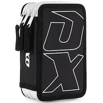 Penál třípatrový prázdný Oxy Black Line White