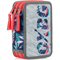 Penál třípatrový prázdný Oxy Tropical