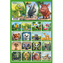 Pexeso kreslené ZOO