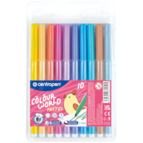Popisovač Centropen 7550 sada 10 ks pastelových barev