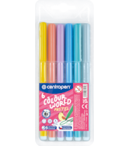 Popisovač Centropen 7550 sada 6 ks pastelových barev