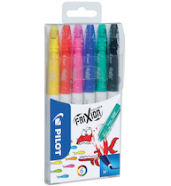 Popisovač gumovací FRIXION Colors sada 6ks