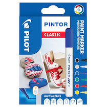 Popisovač Pilot Pintor F sada 6ks Classic