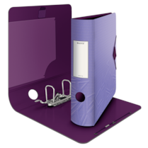 Pořadač pákový 8,2cm mobilní Urban Chic fialový