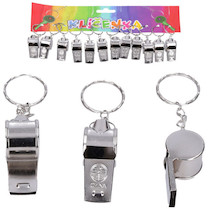 Přívěšek na klíče píšťalka 4cm