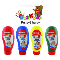 Prstové barvy DEDI Kolor 4 barvy