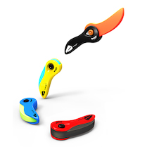 Pryž stiskací Parakeet 1ks mix