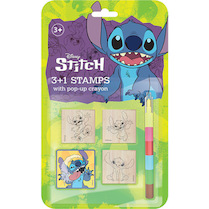 Razítka 3+1 s voskovkou Lilo & Stitch
