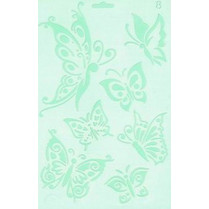 Šablona plastová Silhouette Butterflies Motýl