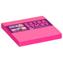 Samolepicí bloček Extra Sticky 76x76mm 90ks růžový