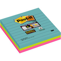 Samolepicí bloky linkované 101x101mm 3x90ks