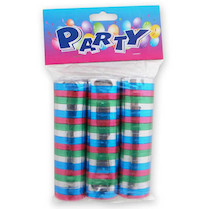 Serpentýny metalické 4m 54ks