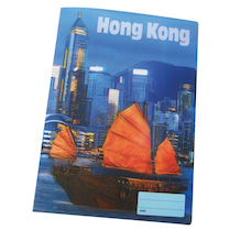 Sešit A4 čistý 440 40 listů 3D Hong Kong