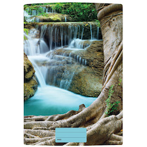 Sešit A4 čistý 440 40 listů 3D Vodopád